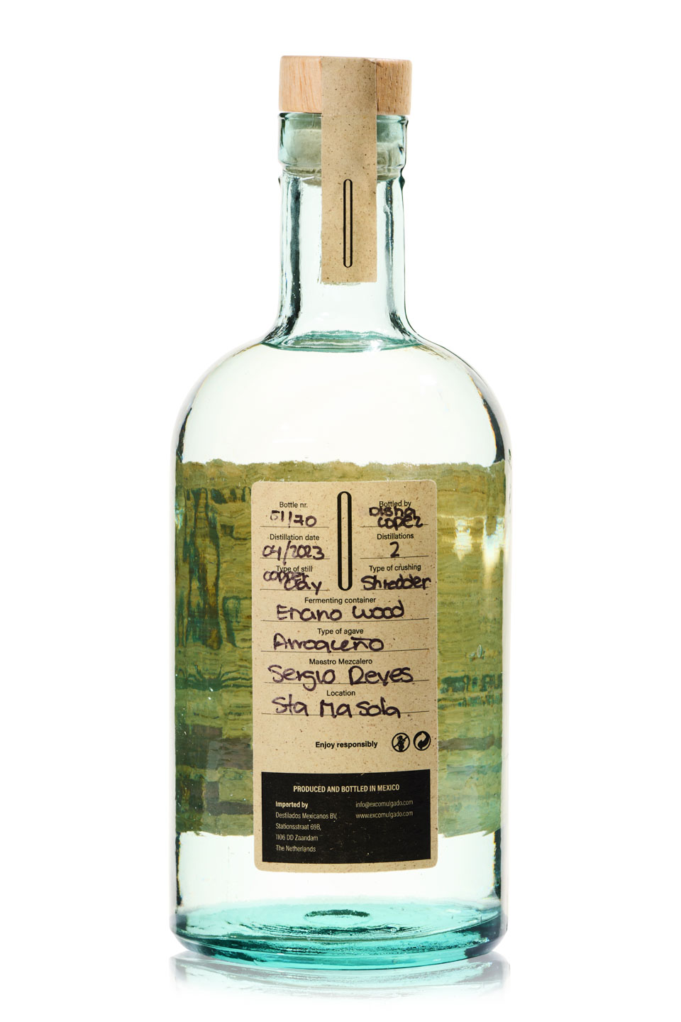 Arroqueño — back label