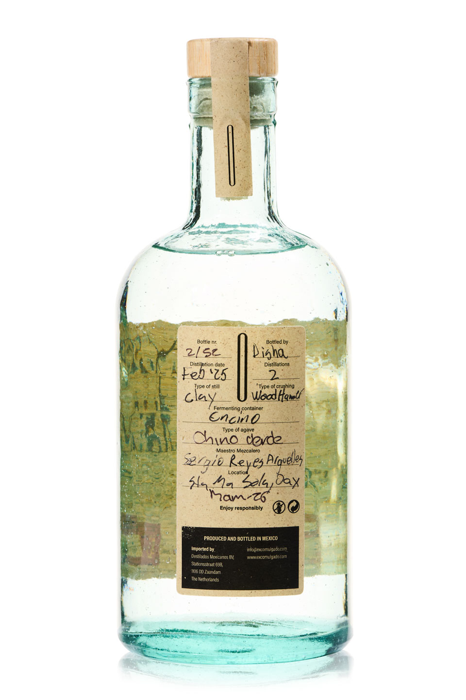 Chino Verde — back label