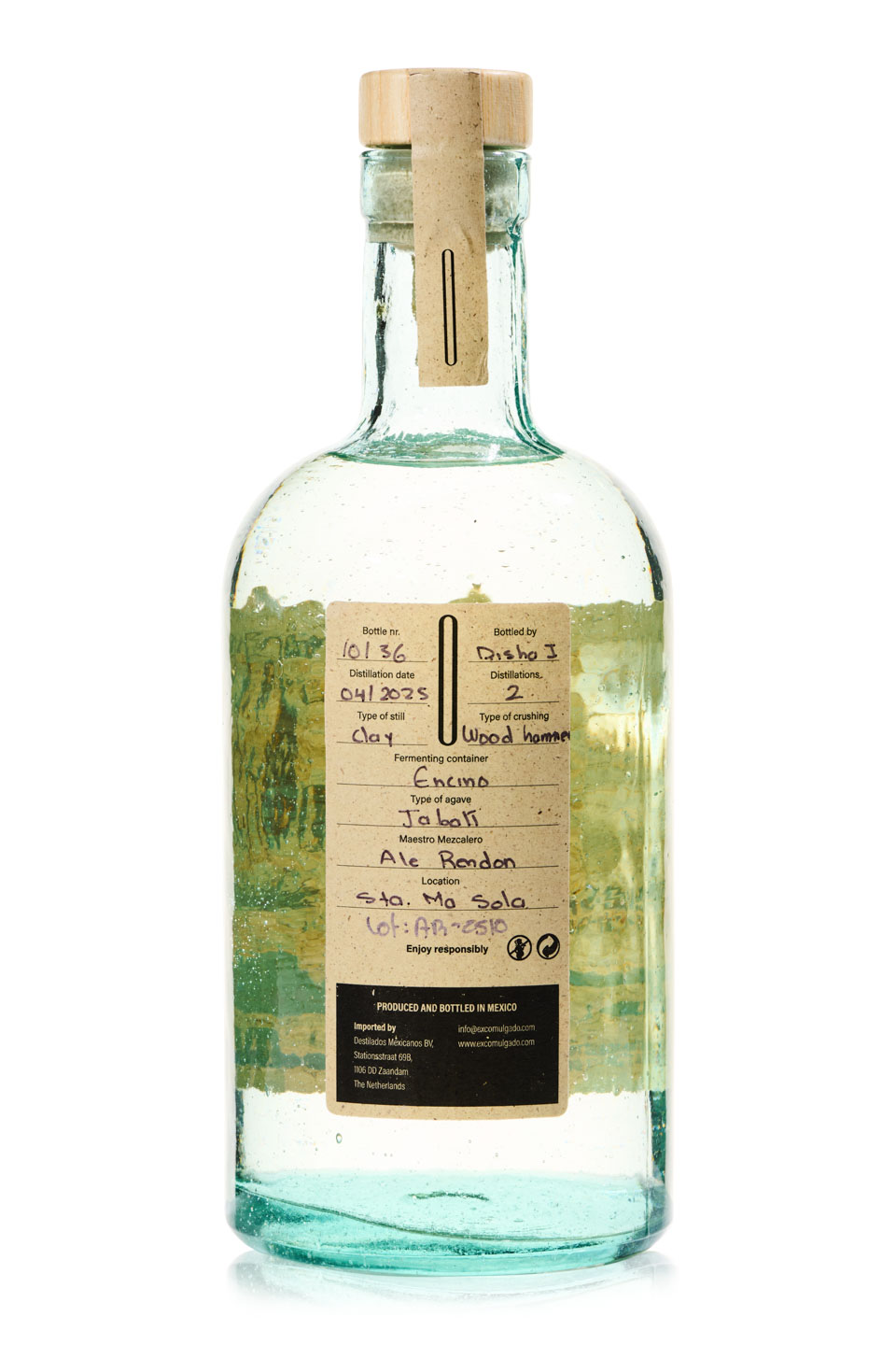 Jabalí — back label