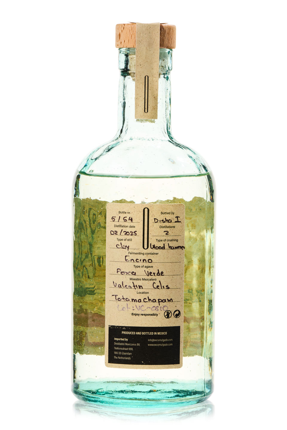 Penca Verde — back label